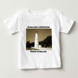 T-shirt Pour Bébé Phare d'Ocracoke