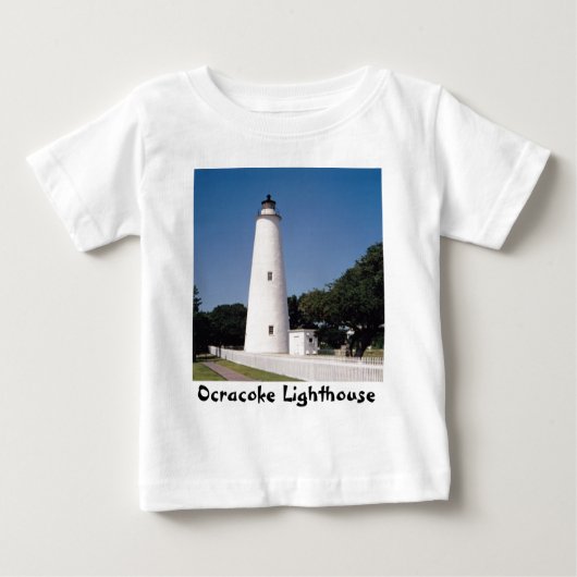 T-shirt Pour Bébé Phare d'Ocracoke (Devant)