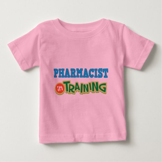 T-shirt Pour Bébé Pharmacien dans la formation (avenir) (Devant)