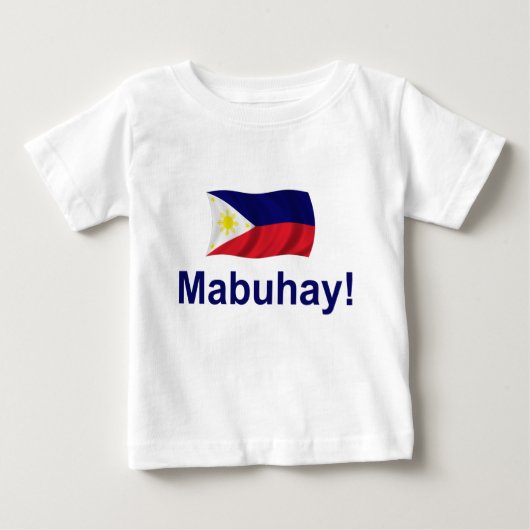 T-shirt Pour Bébé Philippin Mabuhay ! (Devant)