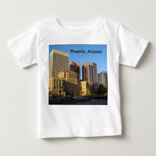 T-shirt Pour Bébé Phoenix, Arizona Centre-ville (Devant)