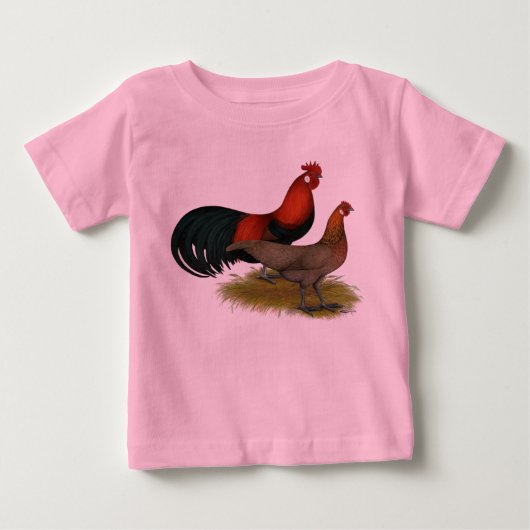 T-shirt Pour Bébé Phoenix : BB Red Pair (Devant)