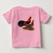 T-shirt Pour Bébé Phoenix : BB Red Pair (Dos)