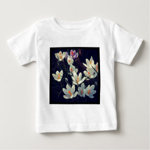 T-shirt Pour Bébé Photo carré - Crocus