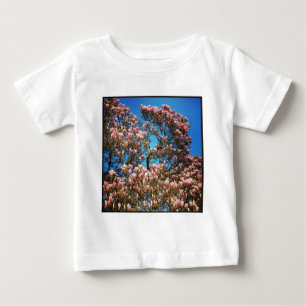 T-shirt Pour Bébé Photo carré - Magnolia Blossom