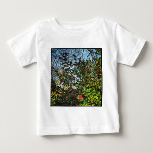 T-shirt Pour Bébé Photo carré - Magnolia Bush 01 (Devant)