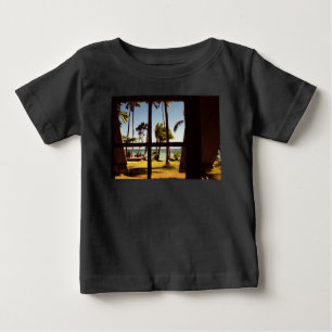 T-shirt Pour Bébé Photo de la scène tropicale Fiji Beach