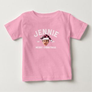 T-shirt Pour Bébé Photo de visage drôle personnalisé Chapeau de Père
