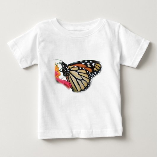 T-shirt Pour Bébé Photo Monarch Papillon (Devant)