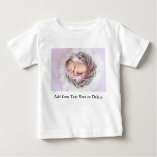 T-shirt Pour Bébé Photo personnalisée Nouveau Baby shower cadeau béb