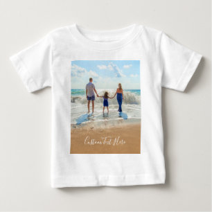 T-shirt Pour Bébé Photo personnalisée Texte T-shirt bébé - Votre pro