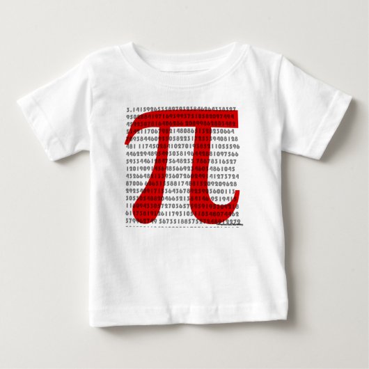 T-shirt Pour Bébé pi (Devant)