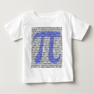 T-shirt Pour Bébé Pi 3.14 à Cent chiffres