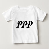 T-shirt Pour Bébé Pianissimo possible (Devant)