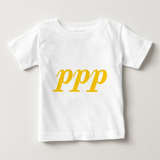 T-shirt Pour Bébé Pianissimo possible (Devant)
