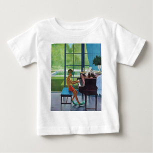 T-shirt Pour Bébé Piano Practice