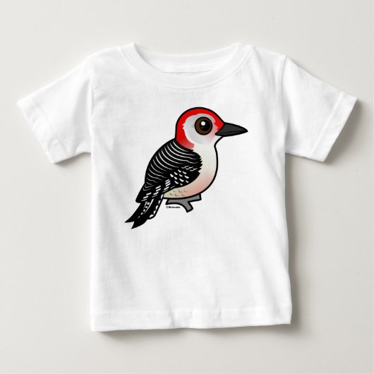 T-shirt Pour Bébé Pic à ventre rouge (Devant)