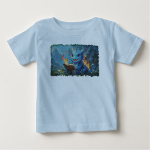 T-shirt Pour Bébé Pichu s'assoit pour un sort