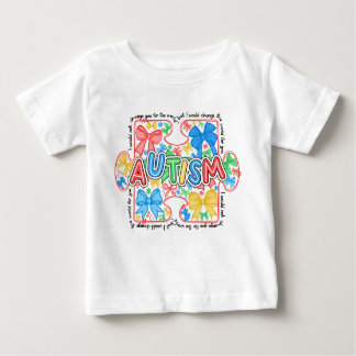 T-shirt Pour Bébé Pièce de puzzle sensibilisation sur l'autisme avec