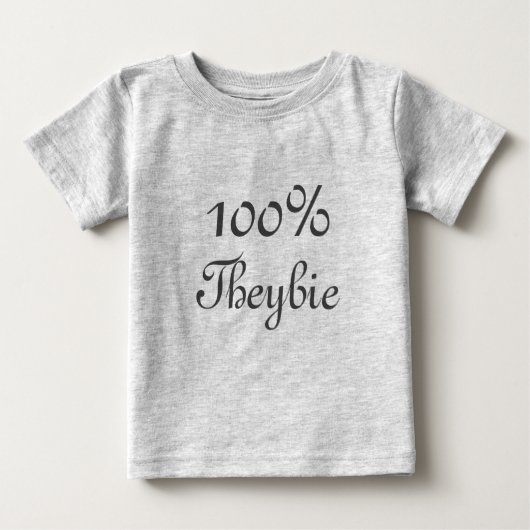 T-shirt Pour Bébé Pièce en t 100% de Theybie (Devant)