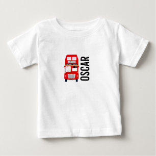T-shirt Pour Bébé Pièce en t de bébé d'autobus de Londres