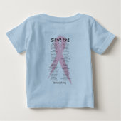 T-shirt Pour Bébé Pièce en t de bébé de Tessa d'équipe - bleu (Dos)