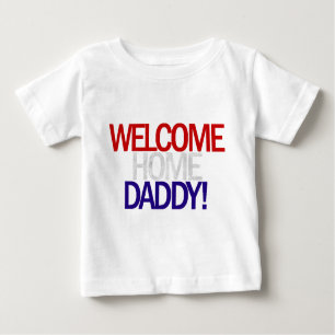 T-shirt Pour Bébé Pièce en t patriotique de papa à la maison