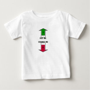 T-SHIRT POUR BÉBÉ PIEDS MOI.CHANGE MOI BÉBÉ CHEMISE
