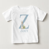 T-shirt Pour Bébé Pierre Rabbit| Z est pour (Devant)