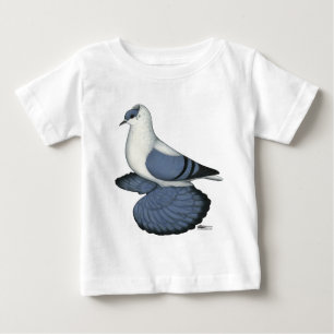 T-shirt Pour Bébé Pigeon hirondelle bleu