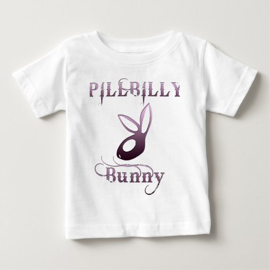 T-shirt Pour Bébé PillBilly Bunny (Devant)