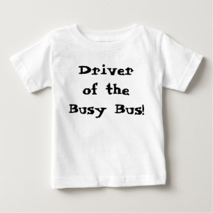 T-shirt Pour Bébé Pilote Migné Du Bus Occupé
