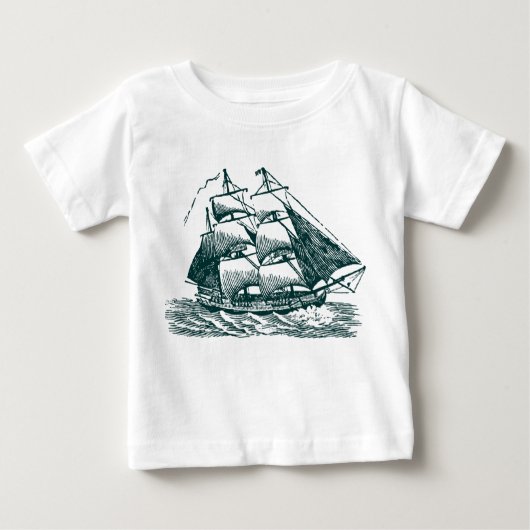 T-shirt Pour Bébé Pince - Vert foncé (Devant)