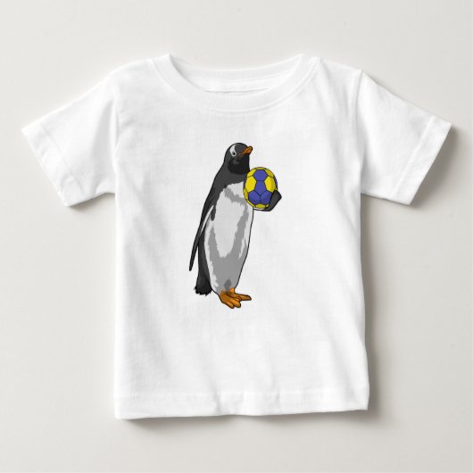T-shirt Pour Bébé Pingouin (Devant)