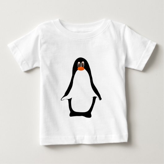 T-shirt Pour Bébé Pingouin (Devant)