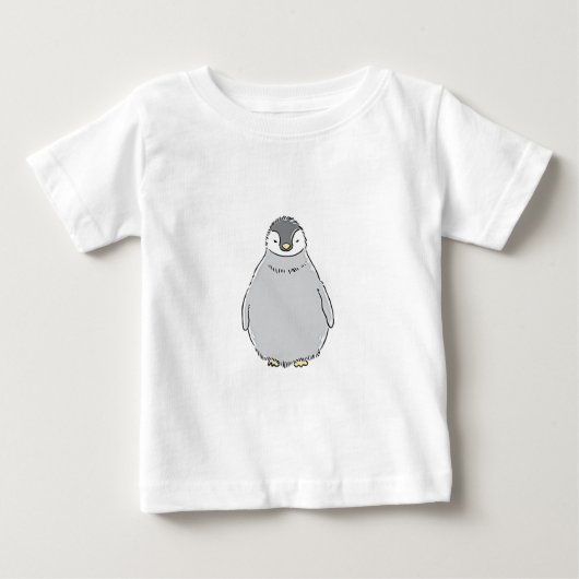 T-shirt Pour Bébé Pingouin de bébé (Devant)