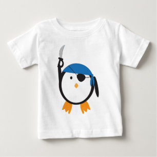 T-shirt Pour Bébé Pingouin de pirate