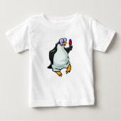 T-shirt Pour Bébé Pingouin dodu (Devant)