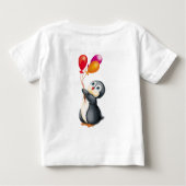 T-shirt Pour Bébé pingouins en Antarctique (Dos)