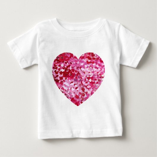 T-shirt Pour Bébé Pink Confeti (Devant)