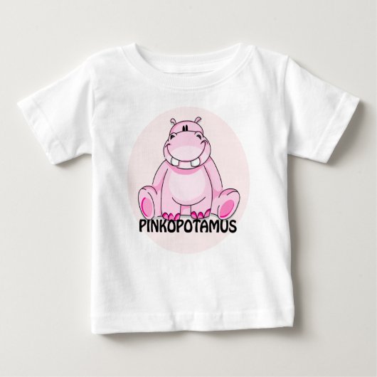 T-shirt Pour Bébé pinkopotamus 1 (Devant)