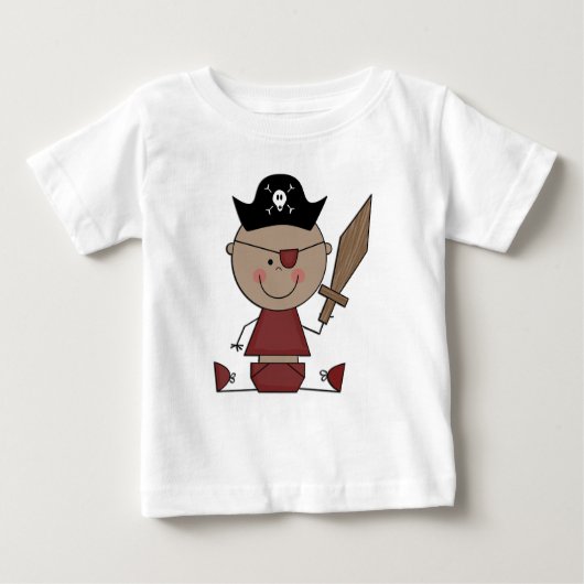 T-shirt Pour Bébé Pirate Baby (Devant)
