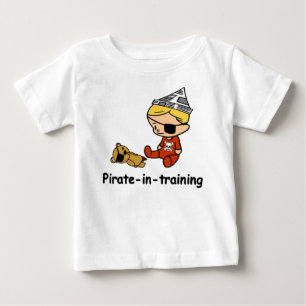 T-shirt Pour Bébé Pirate dans le T-shirt de bébé de formation