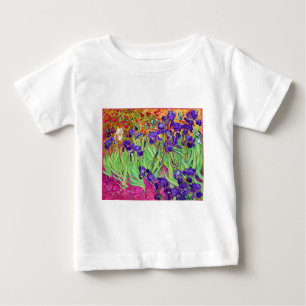T-shirt Pour Bébé PixDezines van gogh iris/st. remy