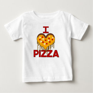 T-shirt Pour Bébé Pizza d'amour de bébés AUSSI !