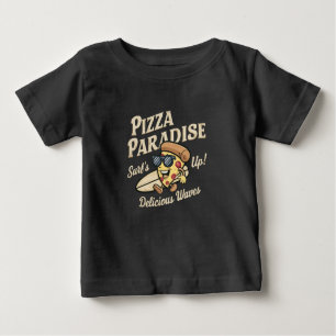 T-shirt Pour Bébé Pizza Paradise