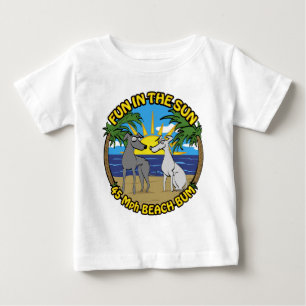 T-SHIRT POUR BÉBÉ PLAISANCE AU SOLEIL BUM DE PLAGE DE 75 KM/H