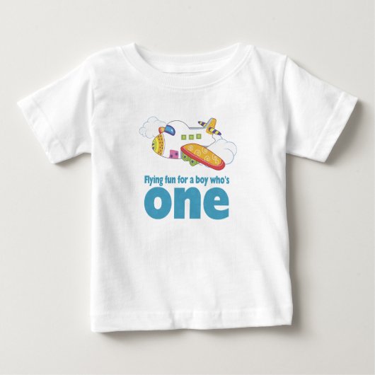 T-shirt Pour Bébé Plaisir volant pour un garçon de 1 ans (Devant)