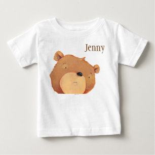 T-shirt Pour Bébé Plan rapproché de grand ours Brown