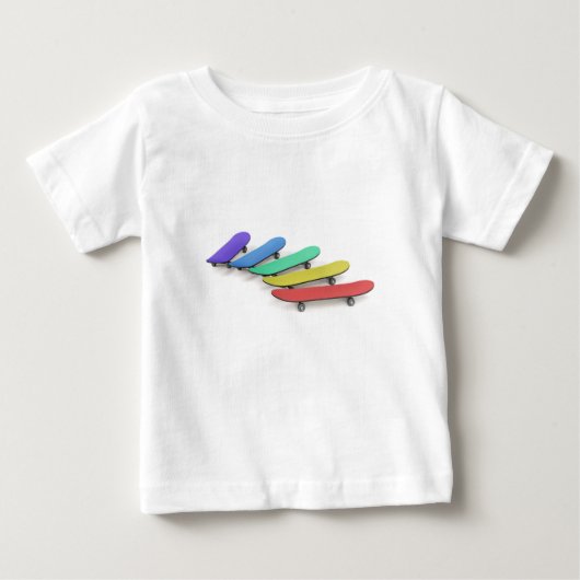 T-shirt Pour Bébé Planches à roulettes (Devant)